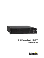 Preview for 1 page of Martin P3 PowerPort 1500 User Manual