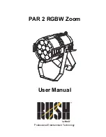 Предварительный просмотр 1 страницы Martin PAR 2 RGBW Zoom User Manual