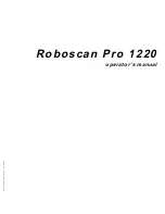 Предварительный просмотр 1 страницы Martin Roboscan Pro 1220 Operator'S Manual