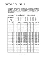 Preview for 22 page of Martin RoboScan Pro 218 User Manual