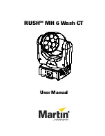 Martin RUSH MH 6 Wash CT User Manual preview