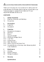 Preview for 2 page of Martindale Electric EZ365 Instruction Manual