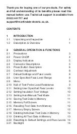 Предварительный просмотр 3 страницы Martindale Electric HPAT600/2 HANDYPAT Instruction Manual