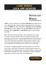 Preview for 1 page of Martindale Electric LOK6 Series Instruction Manual