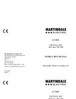 Предварительный просмотр 1 страницы MARTINDALE LP2000 Instruction Manual