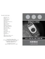 MARTINDALE MM34 Instructions For Use Manual preview