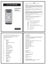 Preview for 1 page of MARTINDALE MM84 Instruction Manual