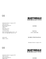 MARTINDALE RC2000 Instruction Manual предпросмотр