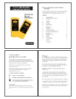 MARTINDALE TEK500 Instruction Manual предпросмотр