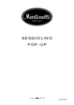 Предварительный просмотр 16 страницы Martinelli SEGGIOLINO POP-UP Manual