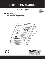 Предварительный просмотр 1 страницы Martini Instruments Mi 160 Instruction Manual