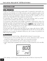 Предварительный просмотр 6 страницы Martini Instruments Mi 160 Instruction Manual