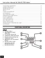 Предварительный просмотр 2 страницы Martini Instruments MI 306 Instruction Manual