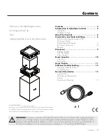 Preview for 3 page of MartinLogan Dynamo 300 User Manual