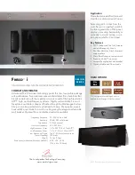 MartinLogan Fresco i On-Wall/Off-Wall Theatre Brochure & Specs предпросмотр