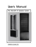 MartinLogan Monolith III User Manual предпросмотр