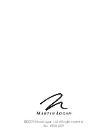 Preview for 8 page of MartinLogan SWT-1 User Manual