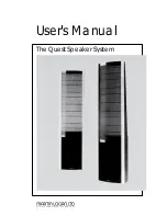 Preview for 1 page of MartinLogan The Quest Speaker System User Manual