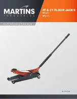 MARTINS Industries MFJ-2T Manual preview