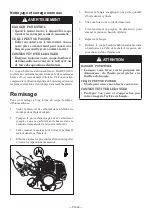 Предварительный просмотр 68 страницы Maruyama B230L Owner'S/Operator'S Manual