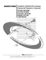 Maruyama BC2259 Owner'S/Operator'S Manual preview