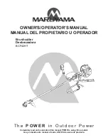 Maruyama BCF42HT Owner'S/Operator'S Manual preview