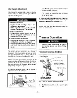 Предварительный просмотр 17 страницы Maruyama BCL2250 Owner'S/Operator'S Manual