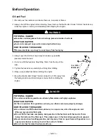 Предварительный просмотр 11 страницы Maruyama BCV5020 Owner'S/Operator'S Manual