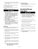 Предварительный просмотр 15 страницы Maruyama BL32 Operator'S Manual