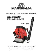 Maruyama BL9000 Owner'S/Operator'S Manual preview