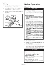 Предварительный просмотр 15 страницы Maruyama BM240 Owner'S/Operator'S Manual