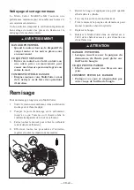 Предварительный просмотр 72 страницы Maruyama BM240 Owner'S/Operator'S Manual