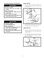 Предварительный просмотр 13 страницы Maruyama BST23 Assembly, Parts And Operator'S Manual