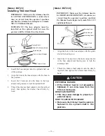 Предварительный просмотр 14 страницы Maruyama BST23 Assembly, Parts And Operator'S Manual