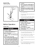 Предварительный просмотр 15 страницы Maruyama BST23 Assembly, Parts And Operator'S Manual