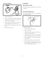 Предварительный просмотр 22 страницы Maruyama BST23 Assembly, Parts And Operator'S Manual