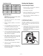 Preview for 18 page of Maruyama E23 Owner'S/Operator'S Manual