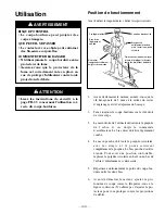 Preview for 79 page of Maruyama E23 Owner'S/Operator'S Manual