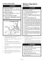 Preview for 13 page of Maruyama E300S Owner'S/Operator'S Manual