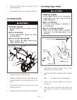 Preview for 15 page of Maruyama E30S Owner'S/Operator'S Manual