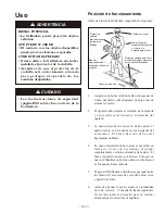 Preview for 49 page of Maruyama E30S Owner'S/Operator'S Manual