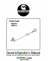 Preview for 1 page of Maruyama ED2300 Owner'S/Operator'S Manual