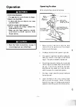 Preview for 20 page of Maruyama ED2321 Owner'S/Operator'S Manual