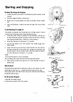 Предварительный просмотр 18 страницы Maruyama EHT2321D Owner'S/Operator'S Manual