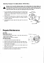 Предварительный просмотр 21 страницы Maruyama EHT2321D Owner'S/Operator'S Manual