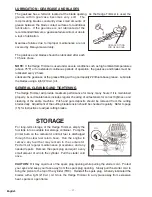 Предварительный просмотр 22 страницы Maruyama H23D Owner'S/Operator'S Manual