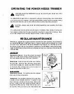 Предварительный просмотр 17 страницы Maruyama HT2320 Owner'S/Operator'S Manual