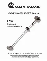 Maruyama LB30 Owner'S/Operator'S Manual preview