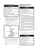 Preview for 11 page of Maruyama M-LINE MT23L Owner'S/Operator'S Manual