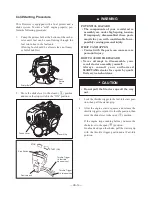 Preview for 14 page of Maruyama M-LINE MT23L Owner'S/Operator'S Manual